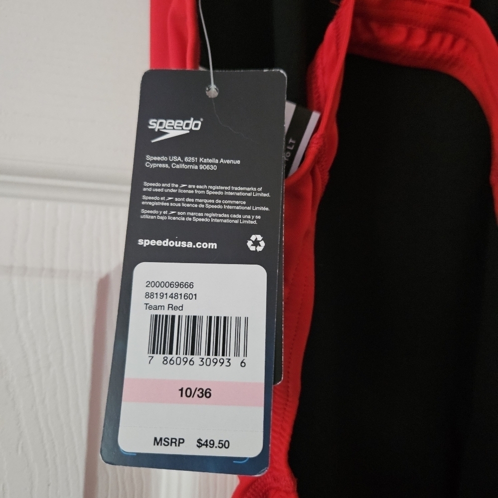 Speedo Women's Swimsuit One Piece Prolt Super Pro Solid (10/36) - NWT - Picture 7 of 9